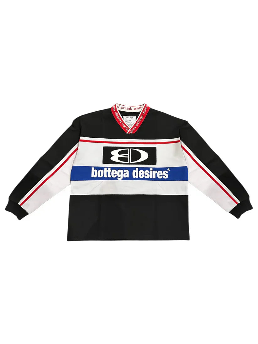 BOTTEGE DESIRES HOCKEY LONG SLEEVE JERSEY (BLACK)
