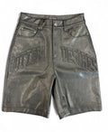 Bottega Desires LEATHER SHORTS